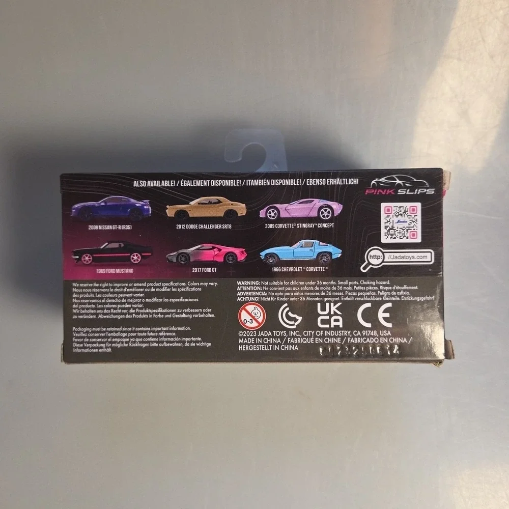 Jada Pink Slips 1969 Chevrolet‎ Corvette Stingray ZL-1 Blue 1:32 NEW